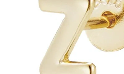 Adornia Fine Initial Stud Earrings