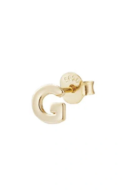 Adornia Fine Initial Stud Earrings