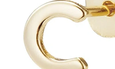 Adornia Fine Initial Stud Earrings
