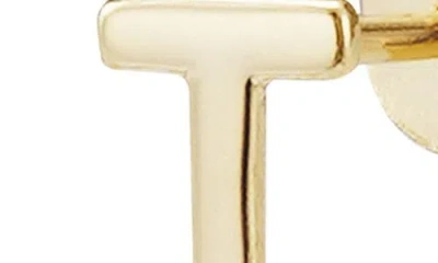 Adornia Fine Initial Stud Earrings