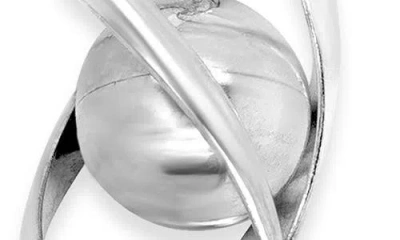 Samuel B. Sterling Silver Twisted Ball Drop Earrings