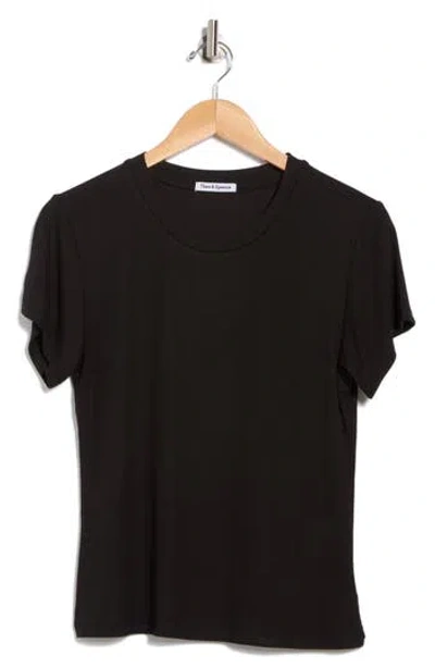 Sweet Romeo Ribbed Crewneck T-shirt