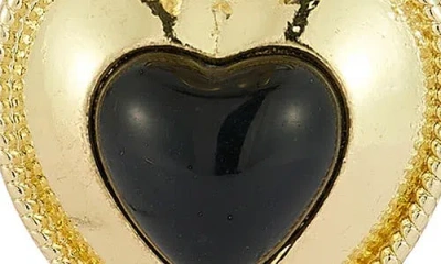 Sphera Milano Heart Drop Earrings