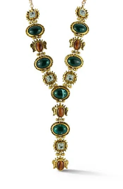 Sphera Milano Crystal Lariat Necklace