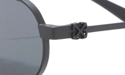 Off-white Vaiden 55mm Oval Sunglasses