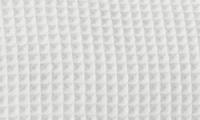 Boll & Branch Blanket Stitch Organic Cotton Waffle Weave Pillow Cover In White