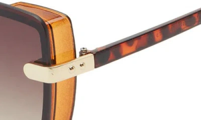 Vince Camuto 141mm Gradient Rimless Square Sunglasses