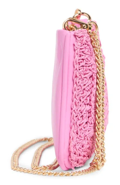 Olga Berg Dana Raffia Shoulder Bag