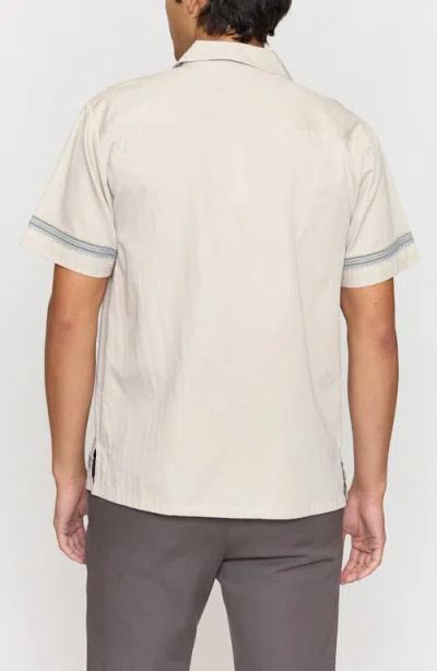 Raga Floral Embroidered Cotton Camp Shirt
