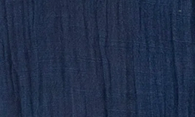 Raga Textured Cotton Camp Shirt In Blue