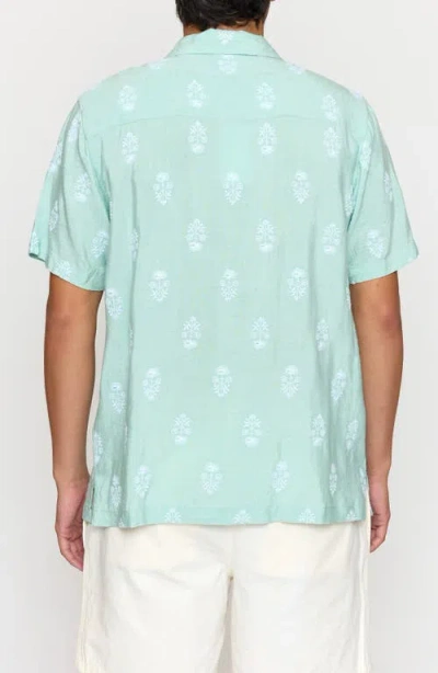 Raga Floral Embroidered Camp Shirt
