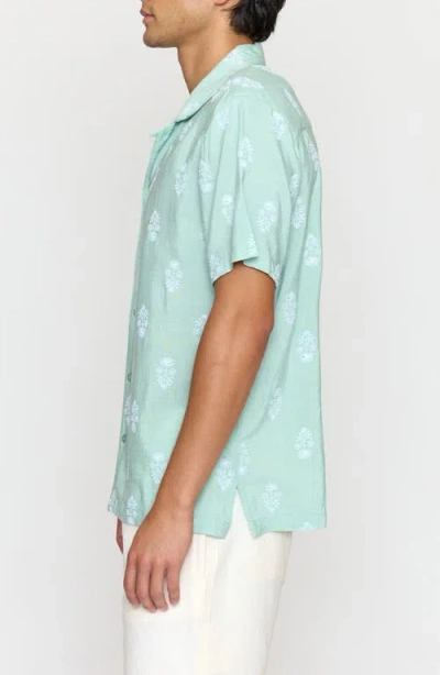 Raga Floral Embroidered Camp Shirt