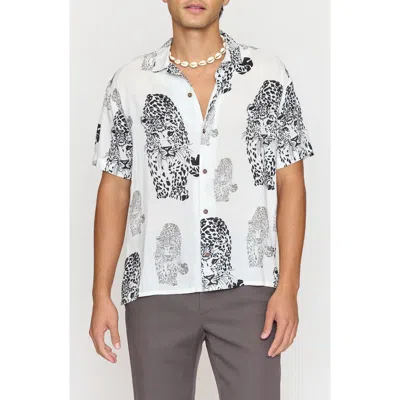 Raga Animal Print Camp Shirt