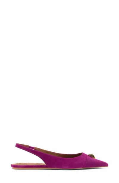 Kurt Geiger London Belgravia Small Eagle Slingback Flat