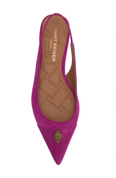 Kurt Geiger London Belgravia Small Eagle Slingback Flat