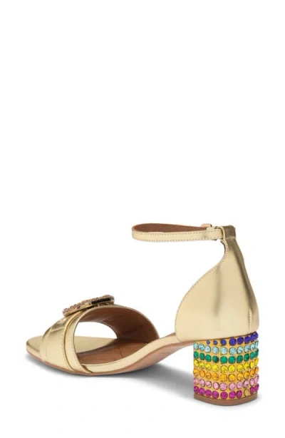 Kurt Geiger London Mayfair Eagle Block Heel Sandal