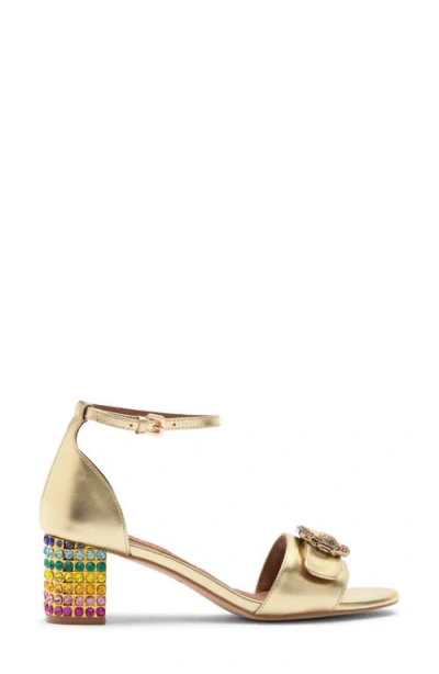 Kurt Geiger London Mayfair Eagle Block Heel Sandal
