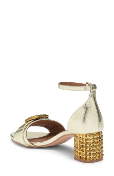Kurt Geiger London Mayfair Eagle Block Heel Sandal