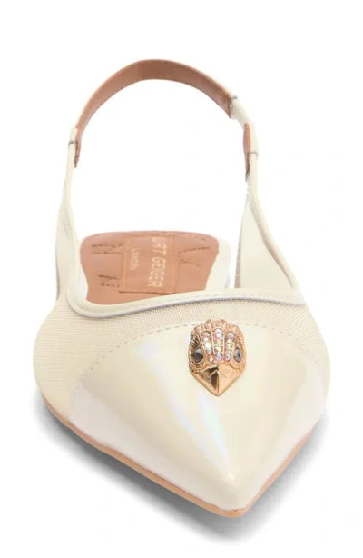 Kurt Geiger London Belgravia Eagle Slingback Flat