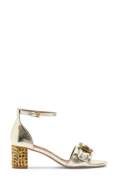 Kurt Geiger London Mayfair Eagle Block Heel Sandal