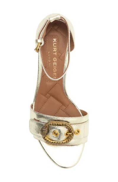 Kurt Geiger London Mayfair Eagle Block Heel Sandal