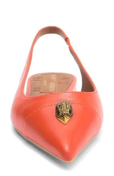 Kurt Geiger London Belgravia Eagle Slingback Flat