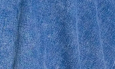 Flying Tomato Long Sleeve Washed Denim Top