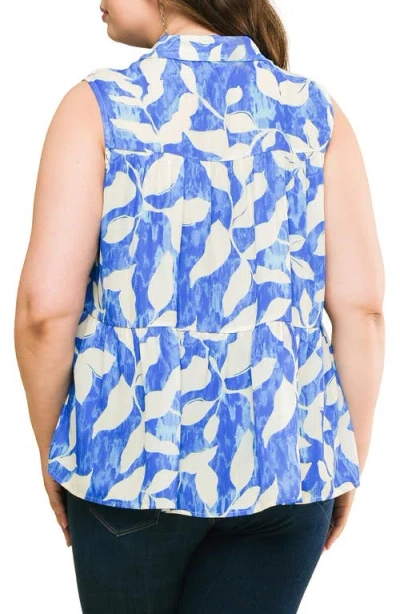 Flying Tomato Button Front Sleeveless Top