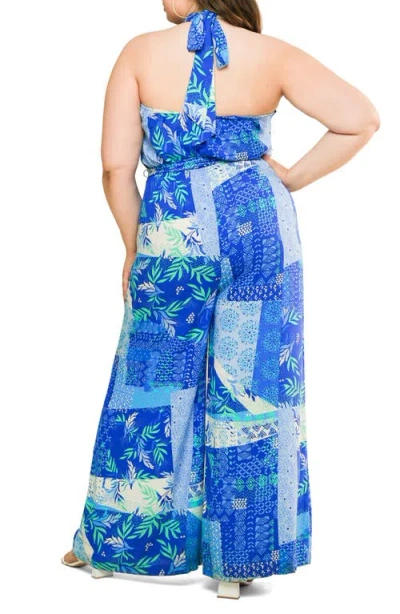 Flying Tomato Halter Woven Jumpsuit