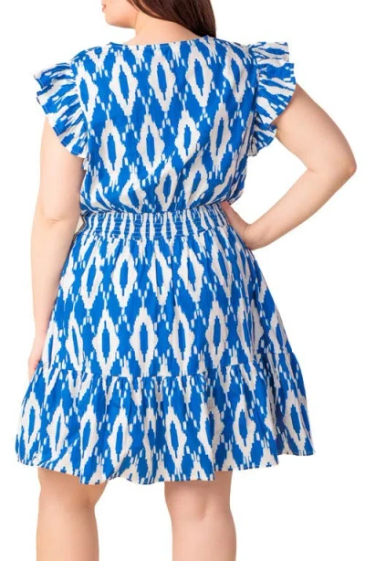 Flying Tomato Print Woven Minidress