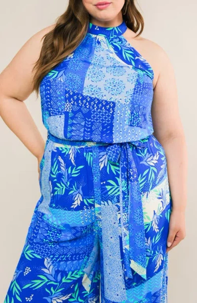 Flying Tomato Halter Woven Jumpsuit