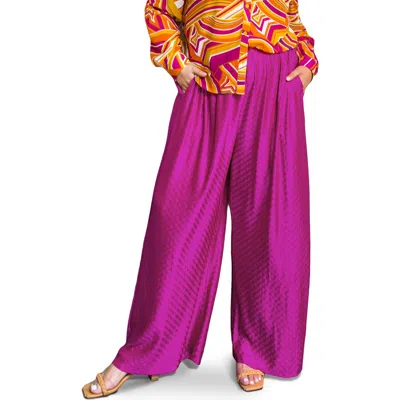 Flying Tomato Jacquard Woven Pants In Pink
