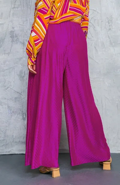 Flying Tomato Jacquard Woven Pants In Pink