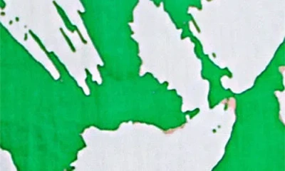 Flying Tomato One-shoulder Print Top In Green