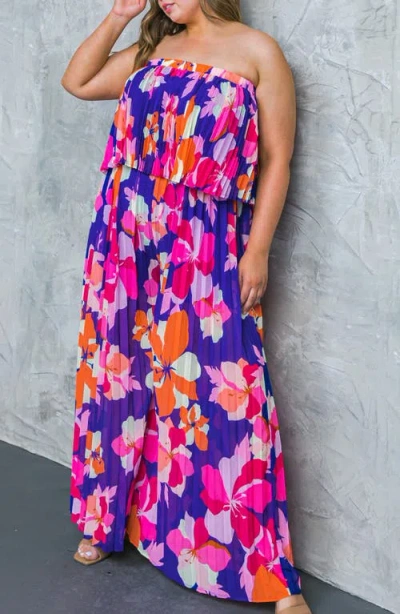Flying Tomato Pleated Woven Jumpsuit