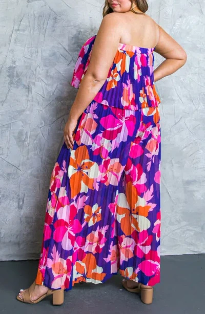 Flying Tomato Pleated Woven Jumpsuit