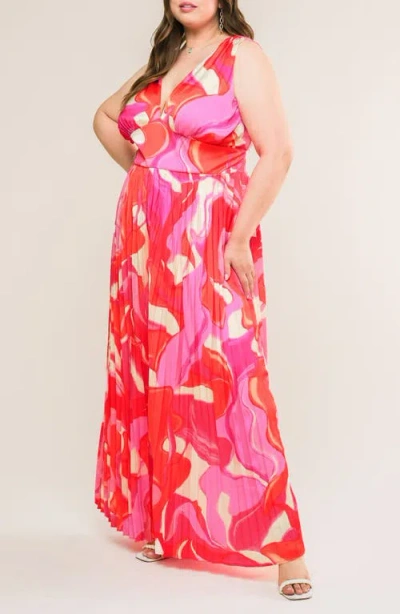 Flying Tomato Print Woven Jumpsuit