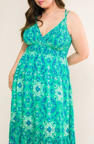 Flying Tomato Print Maxi Dress