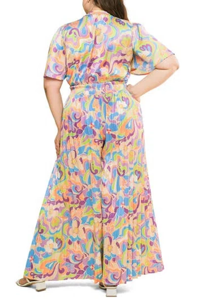 Flying Tomato Print Woven Jumpsuit