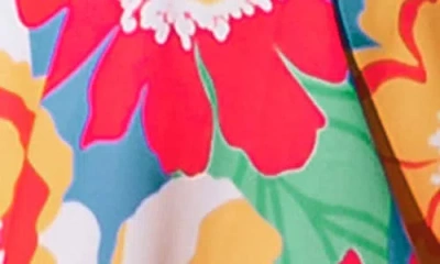 Flying Tomato Print Woven Top In Multi