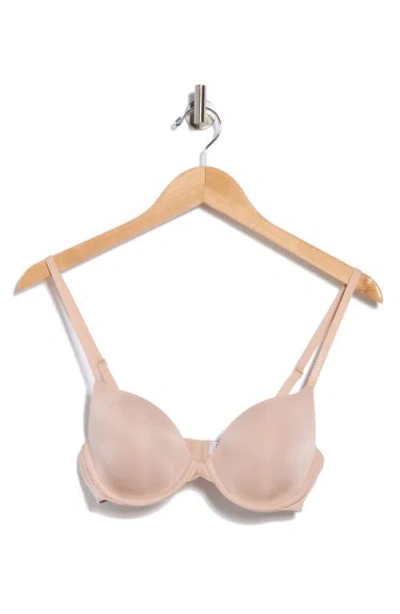 Calvin Klein Pure Micro Demi Bra In Neutral