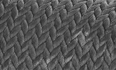 Luxury Home Chevron Textured Plush Throw