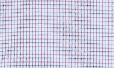 Original Penguin Mini Check Print Slim Fit Dress Shirt In Blue
