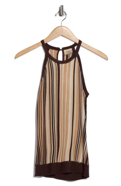 Elie Elie Tahari Stripe Rib Tank Top