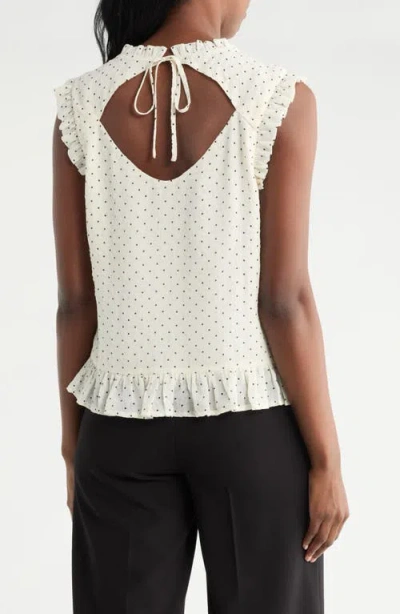 Pleione Ruffle Shell Top