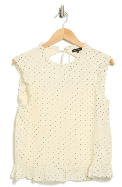 Pleione Ruffle Shell Top