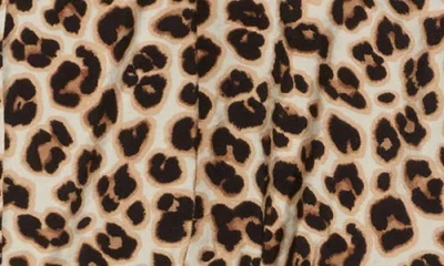 Pleione Patterned Camp Shirt In Animal Print