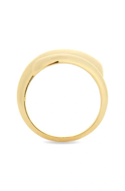 Argento Vivo Asymmetric Concave Ring