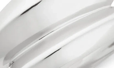 Argento Vivo Asymmetric Concave Ring
