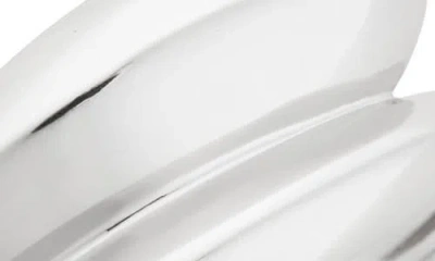 Argento Vivo Asymmetric Concave Ring